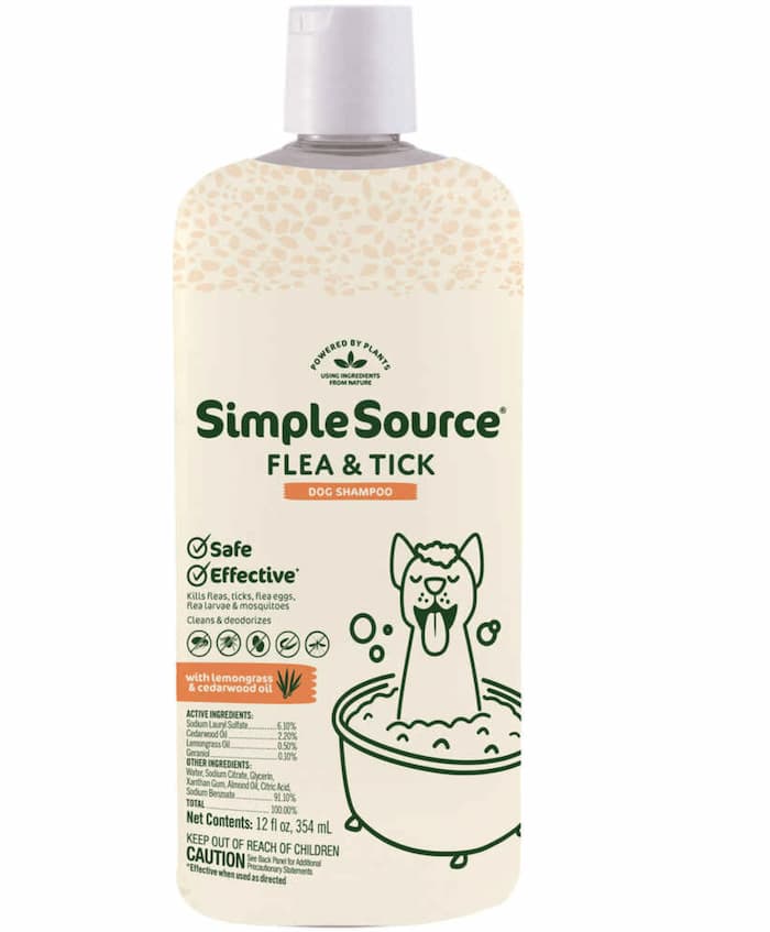 SimpleSource flea and tick dog shampoo